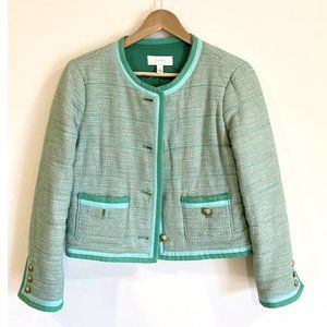 J.CREW-Cropped Tweed Jacket